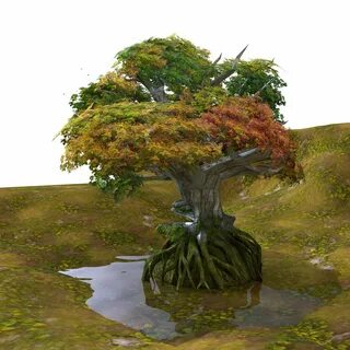 Blender дерево