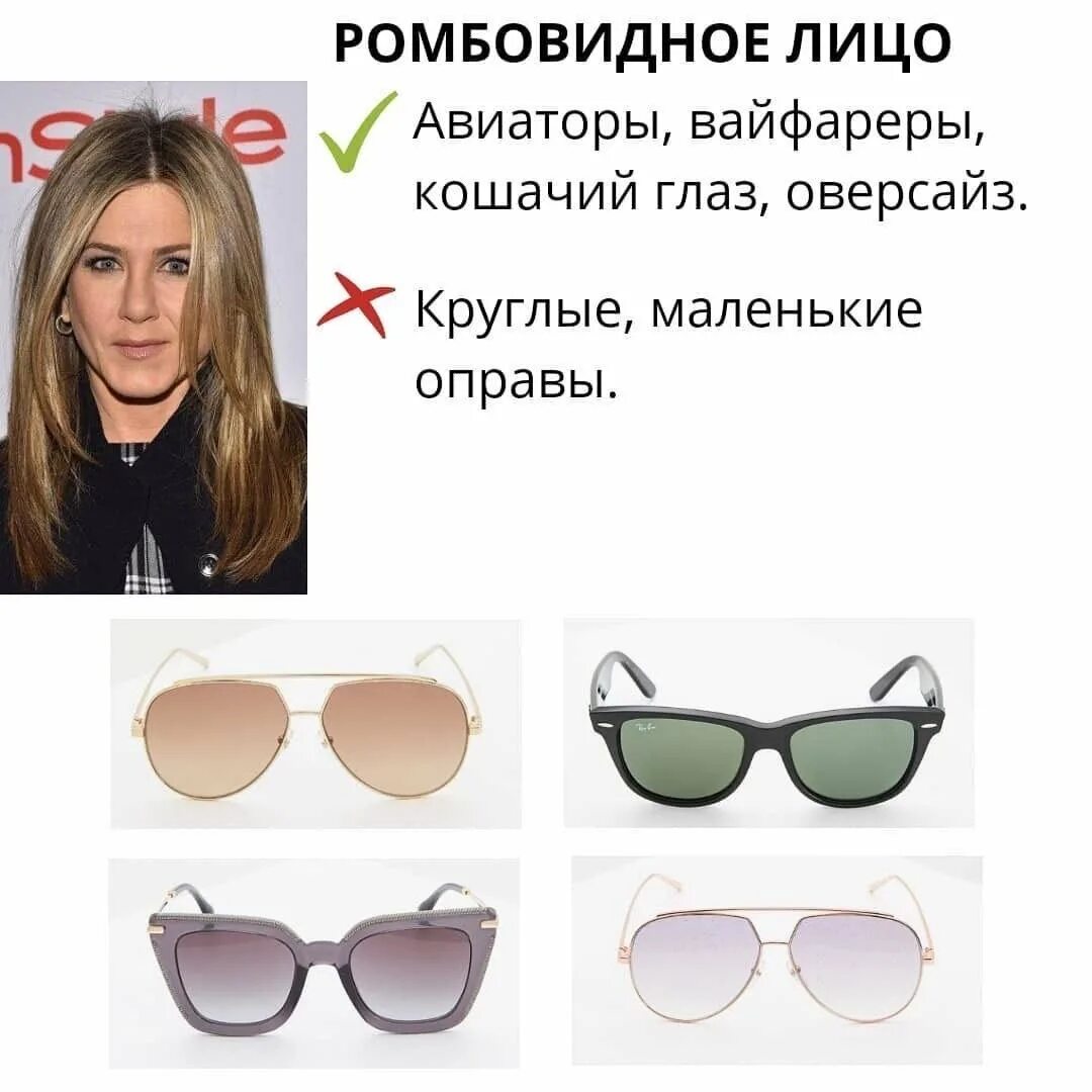 Какие бывают формы очков