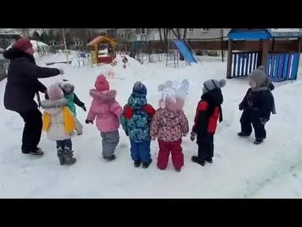Прогулка на год ясельной группы