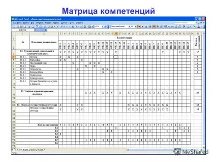 Матрица компетенций