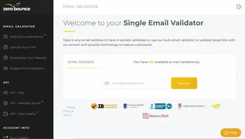 Validator address