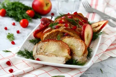 Свинина с яблоками