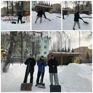 Благодарность родителям за расчистку снега