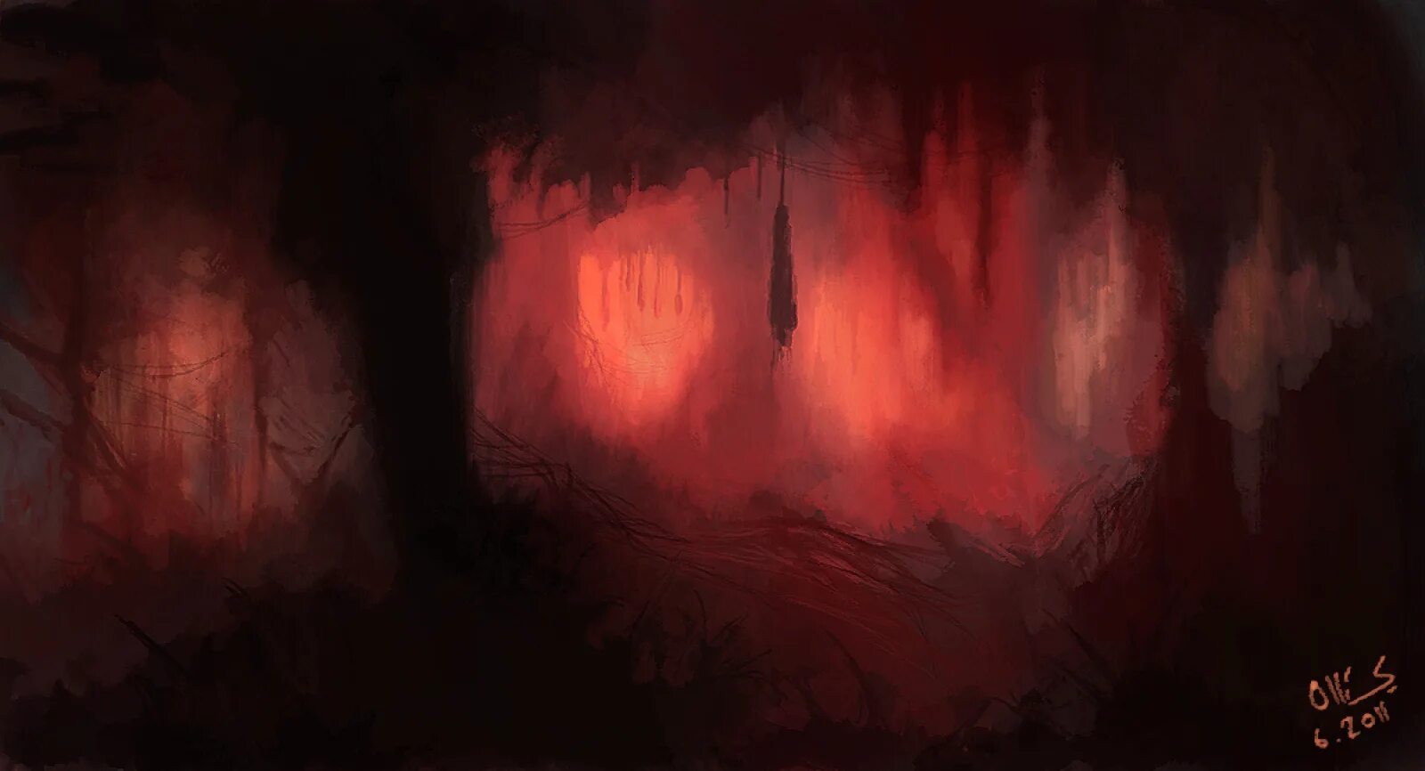 Тартар царство. Кровавая пещера. Fog the cave