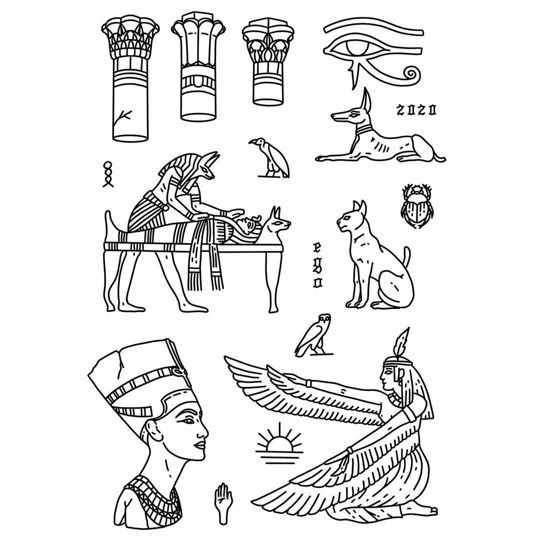 Египетский эскизы