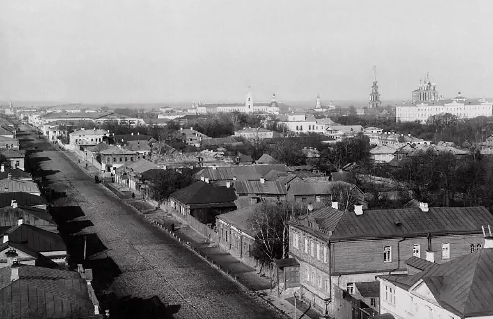 Улица астраханская рязань. Соборная 19 рязань. Семинарская рязань. Рязань 20 век. Рязань 19 век.