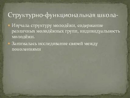 Функциональная школа