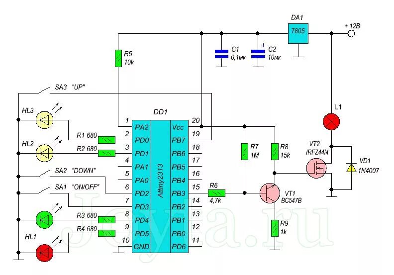 Схема регулируемого шим контроллера на ардуино AC TRIAC dimmer Arduino schematic Arduino, Arduino bluetooth, Open source hardwa