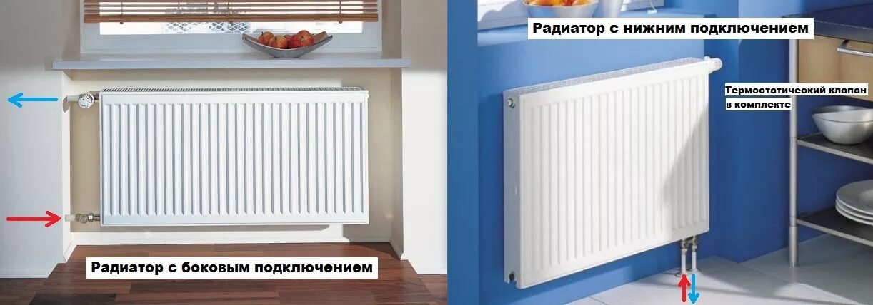 Нижнее или боковое подключение радиатора. Какое выбрать? Home-Heat Дзен