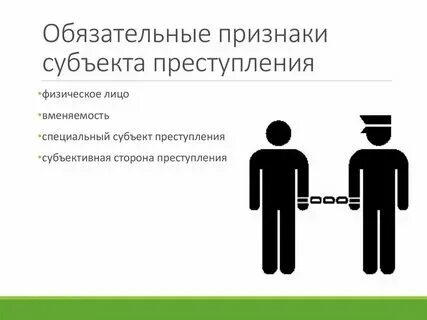 Субъект особого контроля. Субъект особого контроля