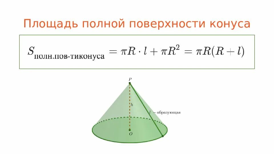 Боковая площадь конуса формула. Площадь площадь боковой поверхности конуса. Площадь поверхности конуса формула. Площадь боковой поверхности конуса формула.