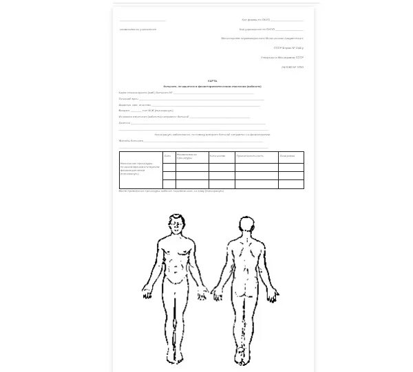 Карта больного лечащегося 044 у. Карта физиотерапевтического пациента форма 044/у. Карта больного лечащегося в физиотерапевтическом отделении форма. Форма 44у для физиотерапии. Карта больного лечащегося в физиотерапевтическом кабинете форма 44.