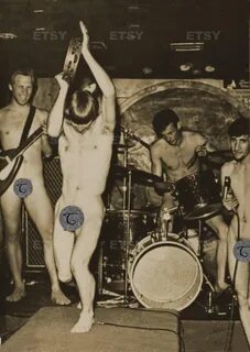Sex rock concert 1960s Vintage Photo Male Nude Photograph image 0.