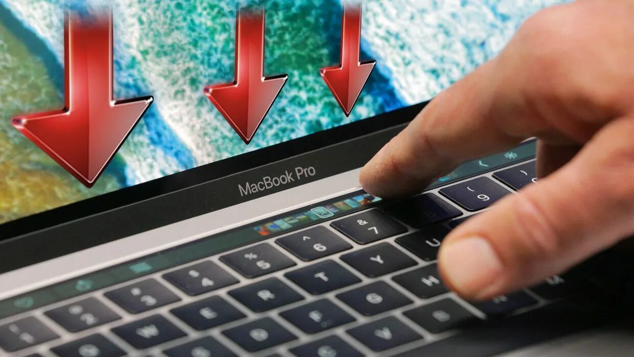 Touch работает. Настроить touch bar.