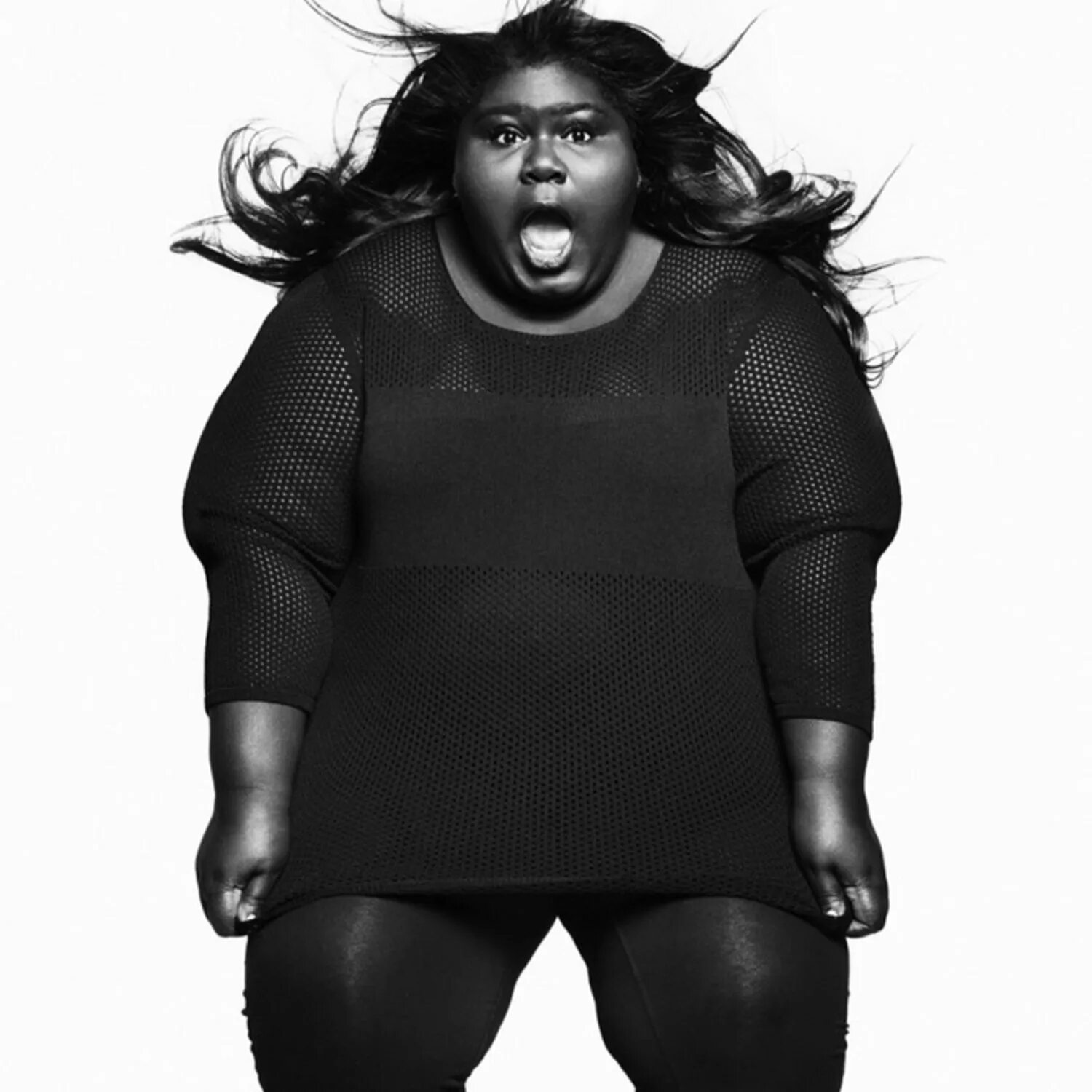 Толстая африканка. Толстая чернокожая женщина.
