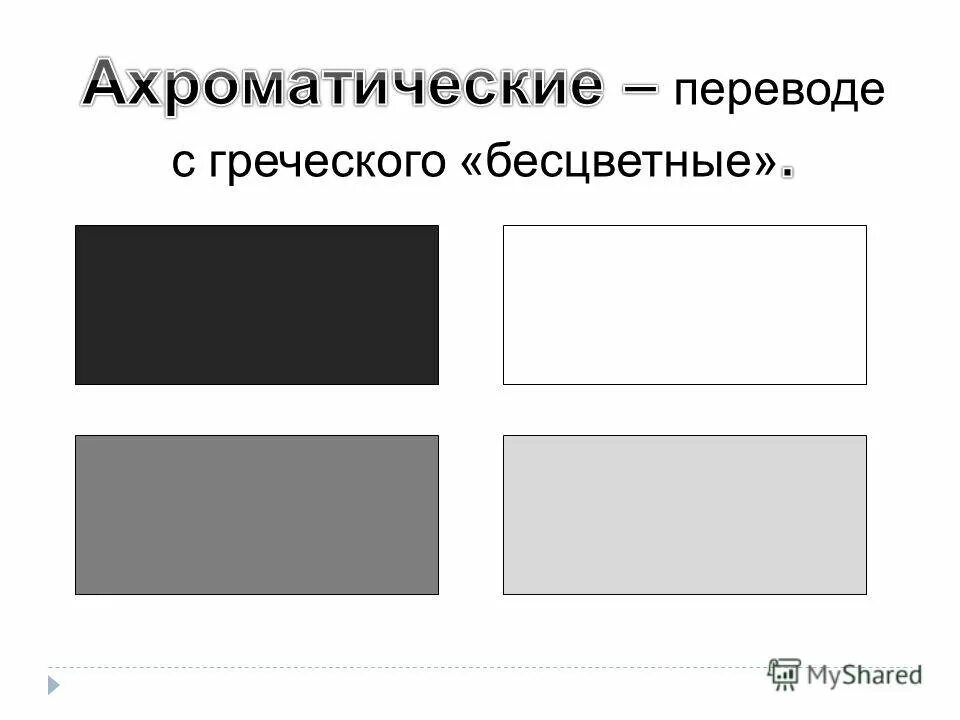 Ахроматическое изображение
