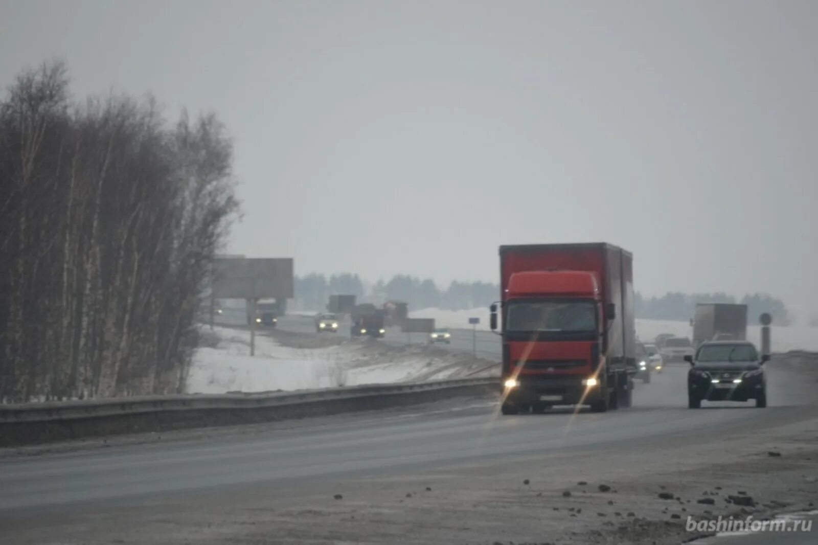 Закрытие дорог в башкирии для грузового транспорта