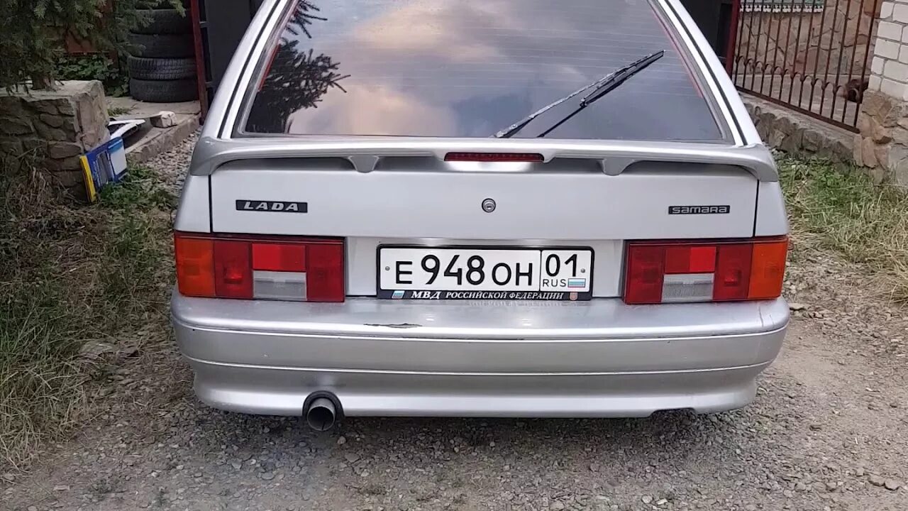 Итоговое завершение раздвоенного выхлопа - Lada 2114, 1,5 л, 2007 года тюнинг DR
