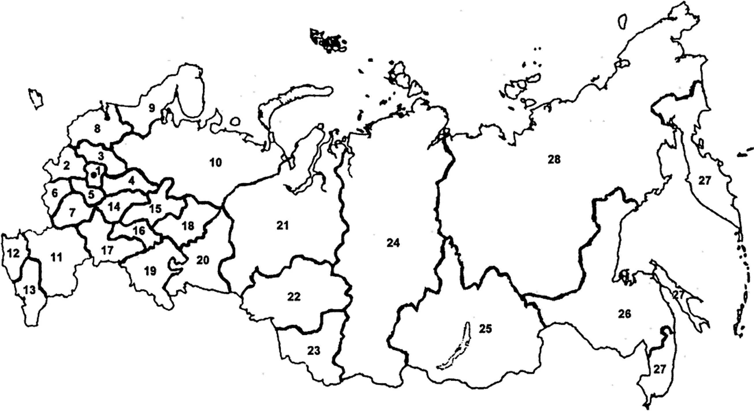 Административно территориальное деление России черно белая карта. Контурная карта России с субъектами Федерации. Административно-территориальное деление России карта пустая. Карта федеративного устройства России контурная карта.