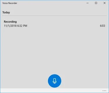 Voice windows 10