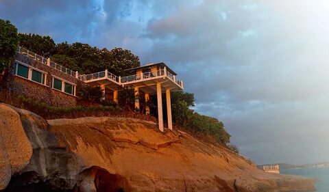 House on the Seaside on cliff image - Free stock photo - Pub