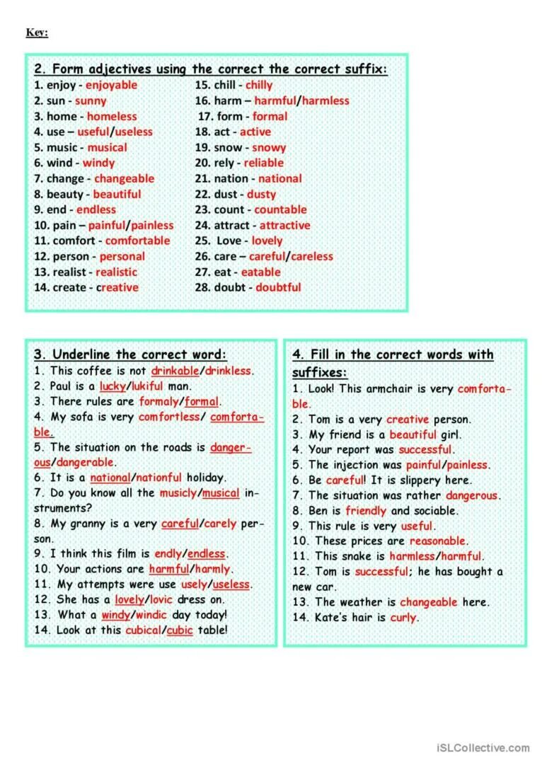 Enjoy adjective form. Adjective suffixes. adjective suffixes exercises. adjectives with suffixes. correct form of the adjectives.