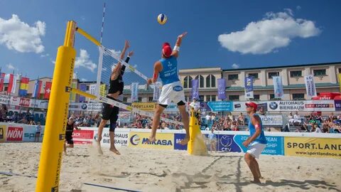 Volleyball battle