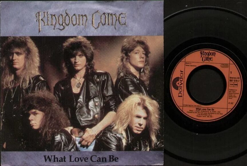 The record can be can been. Kingdom come Band. Kingdom come what Love can be 1988. Kingdom come группа Ленни Вольф. Kingdom come обложки альбомов.