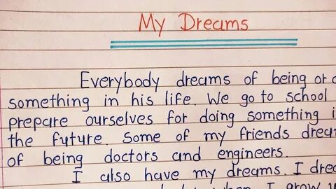 My english dream
