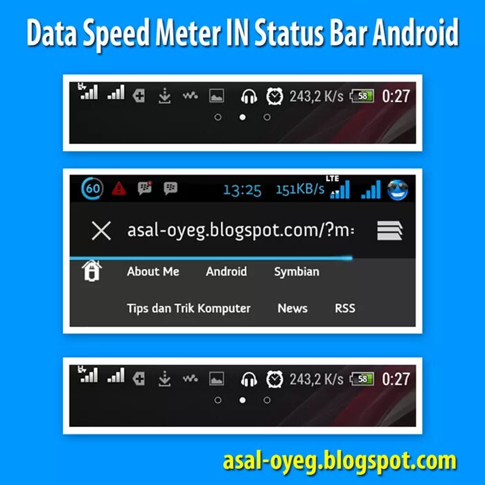 Status bar html