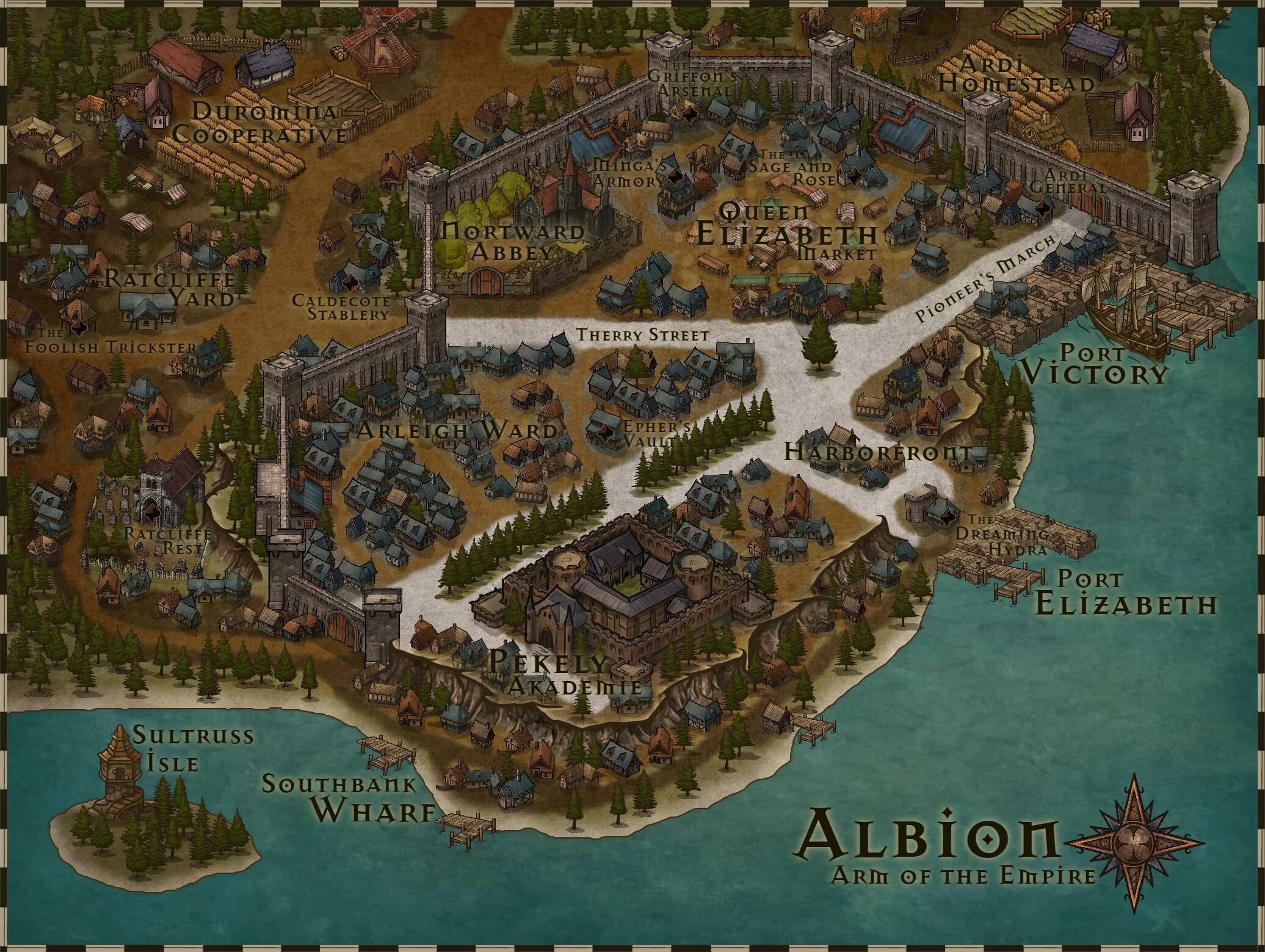 Albion map