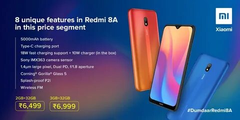 Xiaomi redmi 8 5000mah