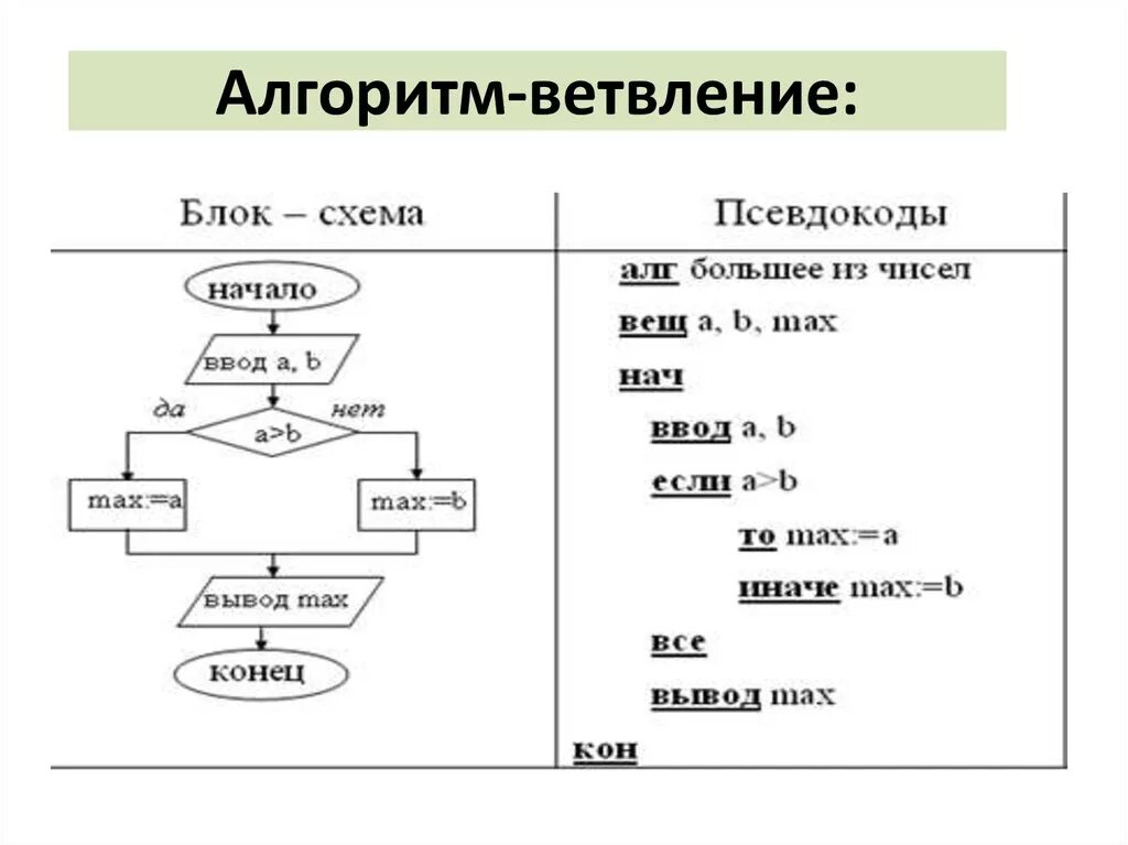 Алгоритм ветвления блок-схемы примеры. Алгоритм с ветвлением на алгоритмическом языке. Блок схема алгоритма с ветвлением. Блок схема ветвление задачи.