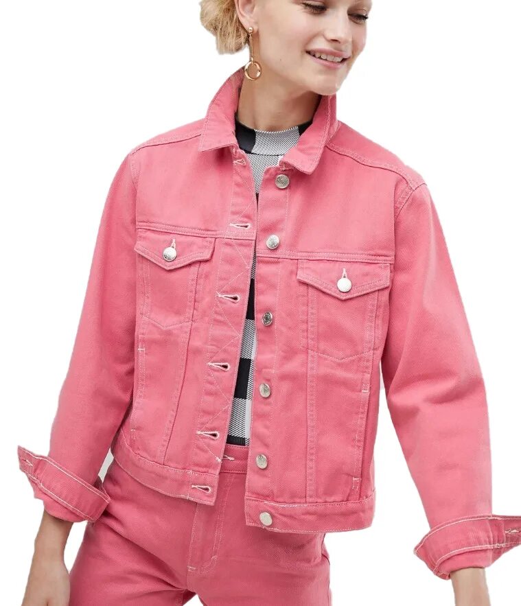 Розовая джинсовка женская. Asos джинсовка оверсайз. Розовая джинсовая куртка бершка. Розовая джинсовка. Розовая джинсовка.