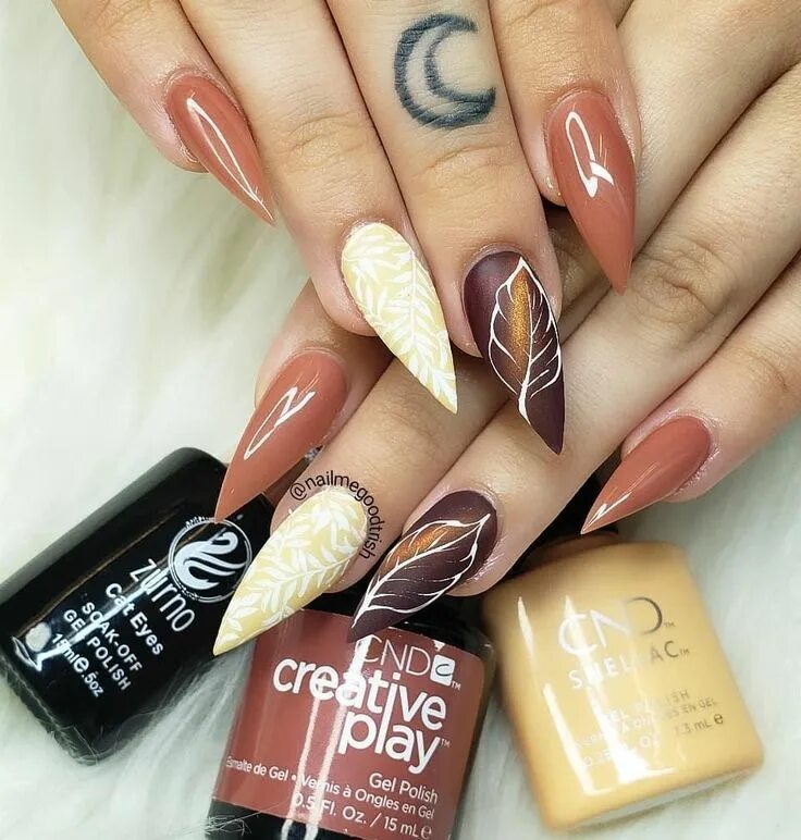 Pin on Nails Fall nail art designs, Luxury nails, Cute nails for fall