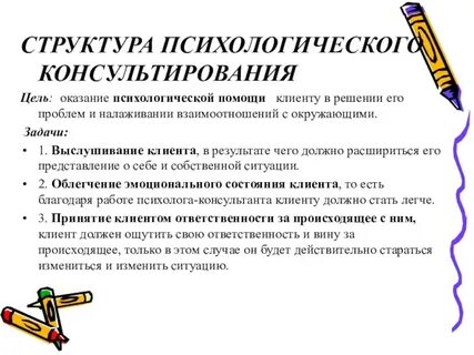 Психологические проблемы клиентов