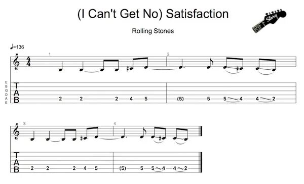 Rolling Stones satisfaction табы. I cant get no satisfaction Ноты. Satisfaction на гитаре. I can't get no satisfaction табы.