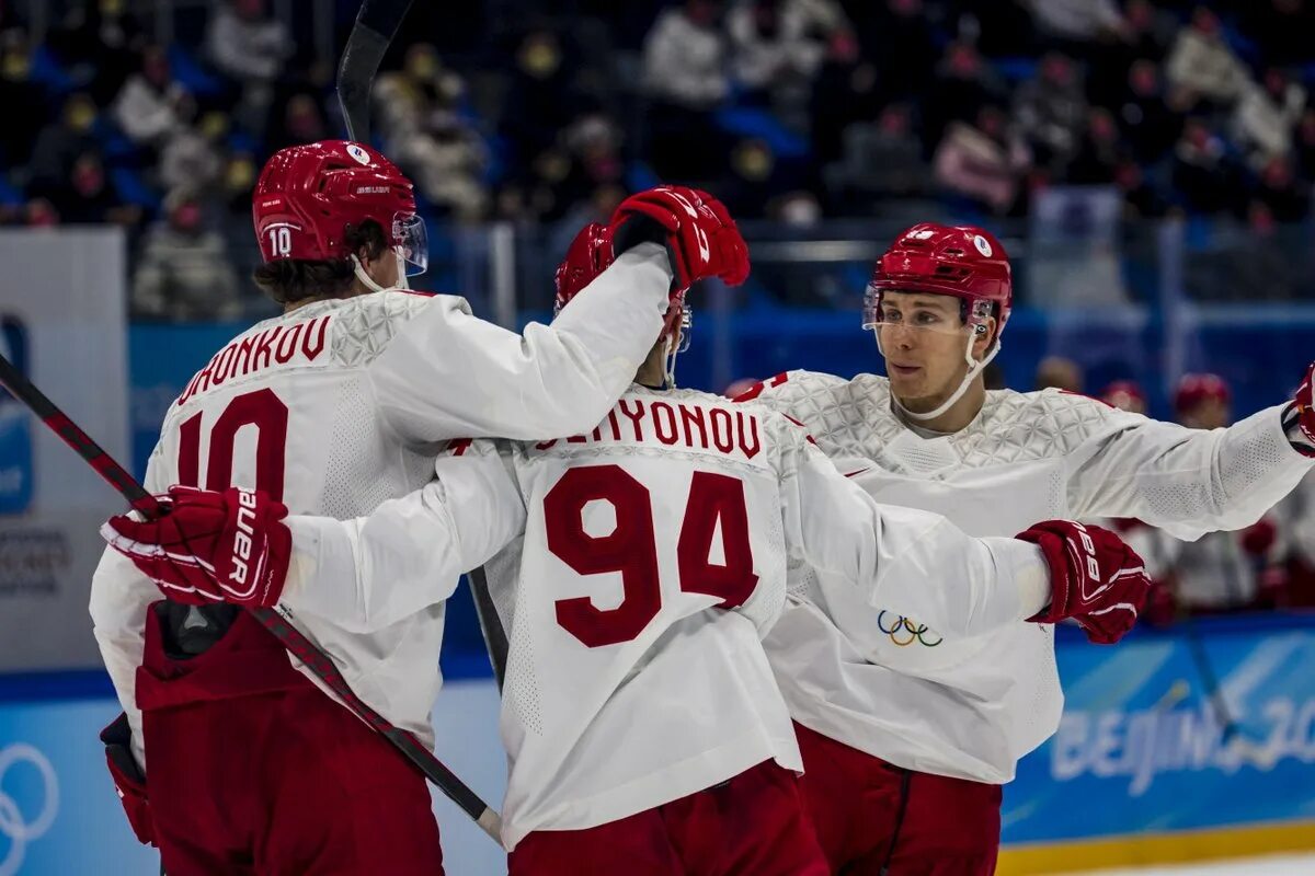 Российские хоккеисты на Олимпиаде 2022.