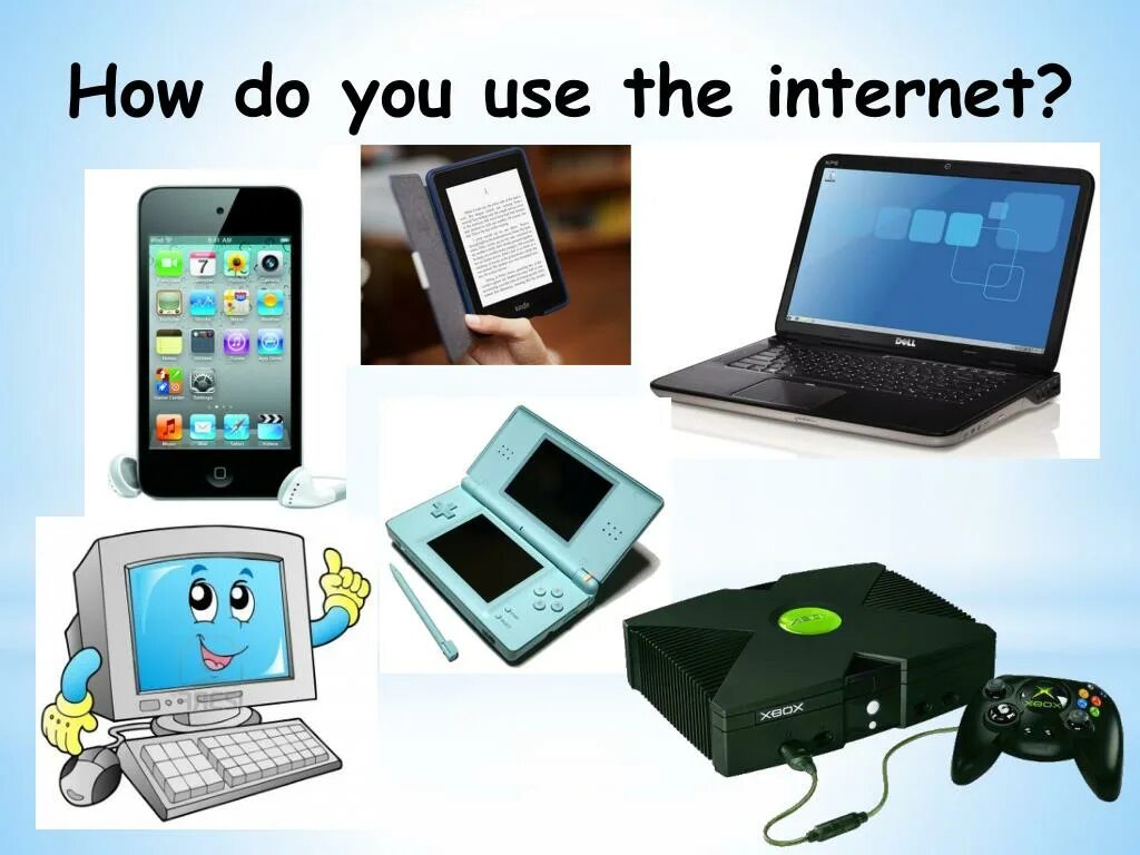 Internet speak. How to use Internet. Use the Internet. How do you use the Internet. What do you use the Internet.