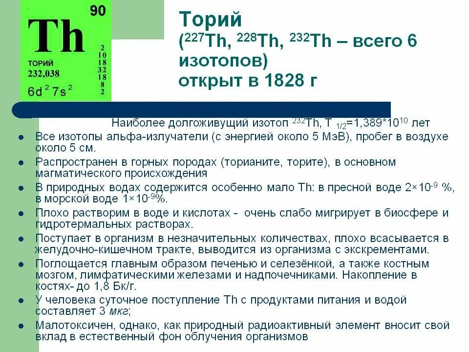 Торий 232. Торий химический элемент. Торий радиоактивный элемент. Изотоп тория 232. Ис тория