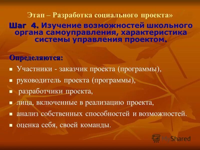 самоуправление характеристика