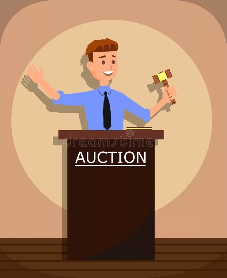 Auction sell. Аукцион вектор. Аукцион cartoon. Аукционист рисунок. Человечек аукционист.