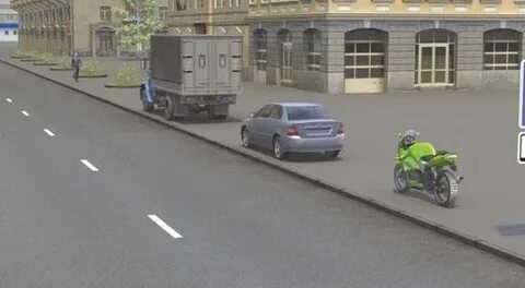 Кто нарушил правила стоянки мотоцикл