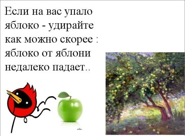 Яблоко от яблони упало недалеко. Яблочко от яблоньки недалеко падает. Яблоко от яблоньки недалеко падает объяснение. Яблоко от яблони прикол. Яблоня от яблони далеко не падает