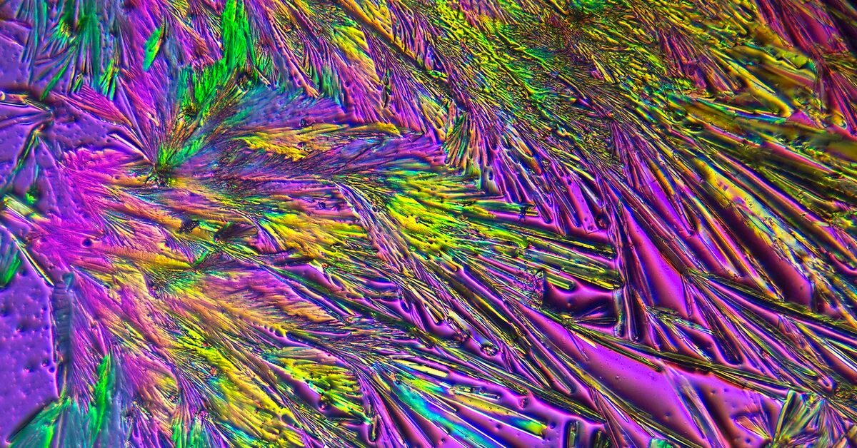 Под микроскопом. Жидкие Кристаллы под микроскопом. Краска под микроскопом. Термотропные жидкие Кристаллы под микроскопом.