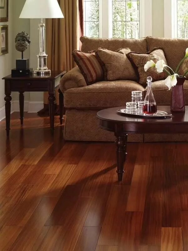 Solid wood floor. Solid wood floor