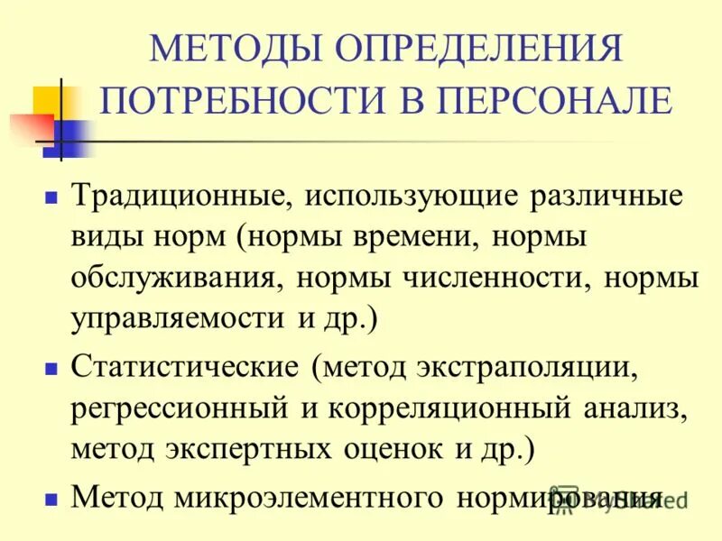 Появление определенная потребность. Методы определения потребности в персонале. Методы определения потребности в кадрах. Планирование потребности в персонале. Выявление потребности в персонале.