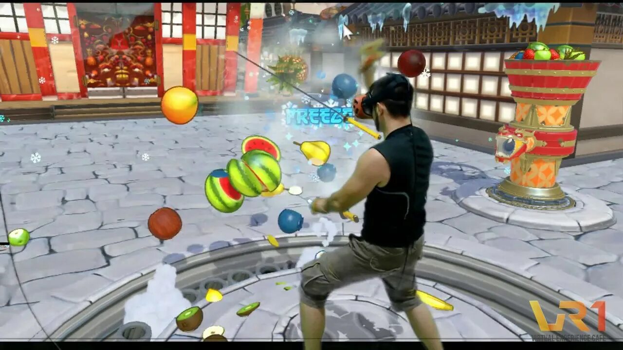 08 14 41. Oculus Quest 2 Fruit Ninja. PS VR Fruit Ninja. Аттракцион: Fruit Ninja FX. Фрут ниндзя 2011.