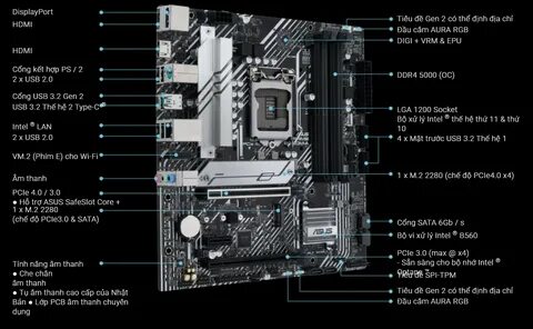 Материнская плата asus prime b560m a