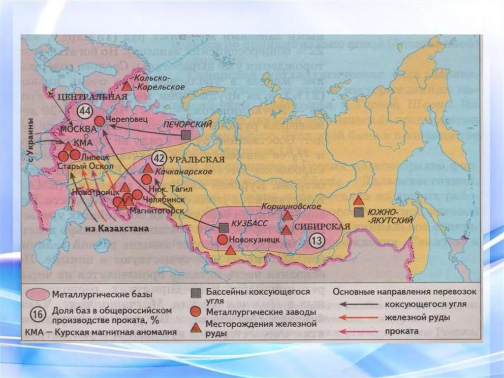 Топливная база черной металлургии. Основная металлургическая база России. Сибирская Уральская Центральная базы черной металлургии. Уральская металлургическая база заводы. Центральная металлургическая база России на карте.